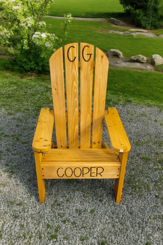 Child's adirondack chair - custom engraved