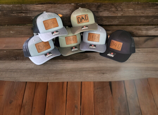 Custom handwritten/drawn/Dad snapback