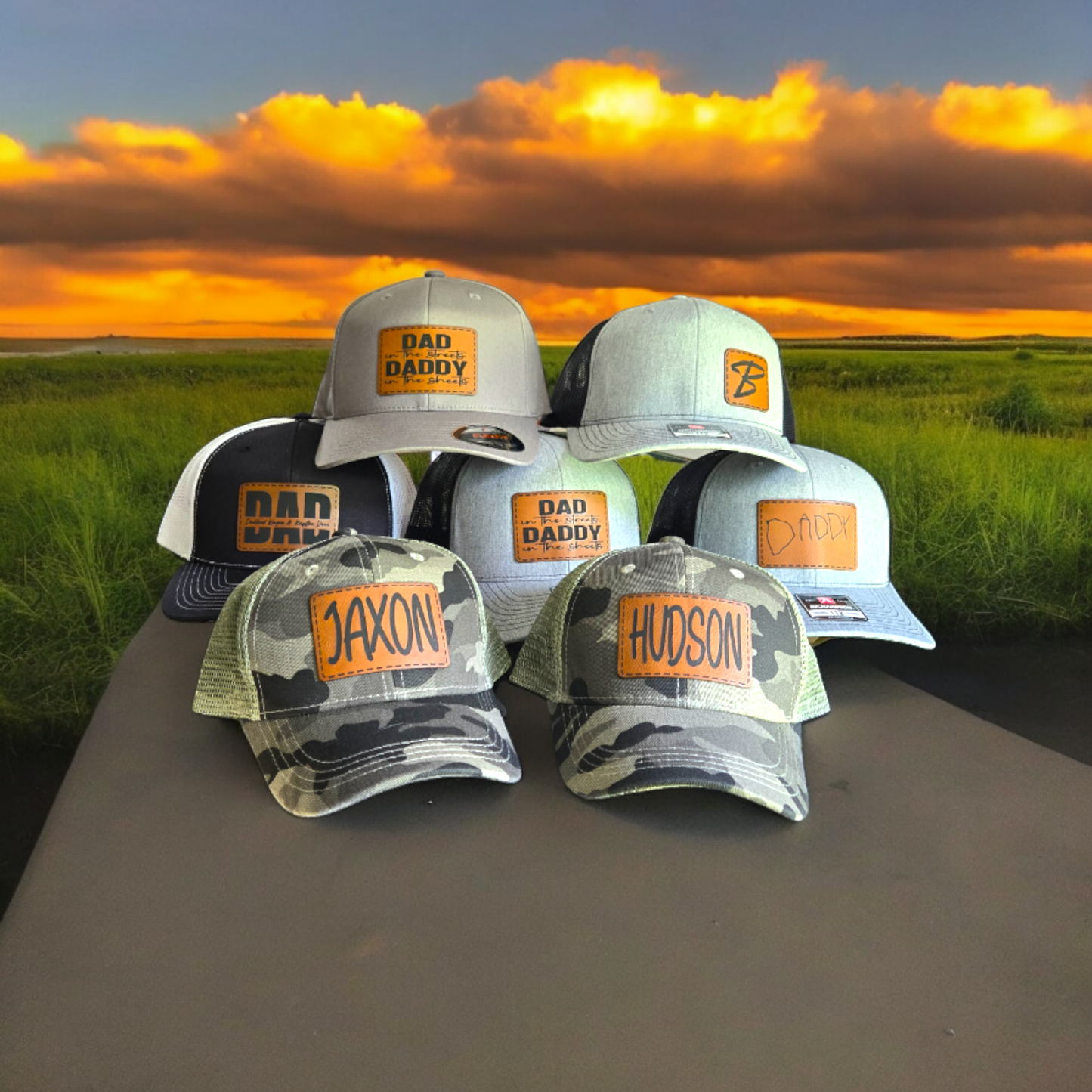 Custom handwritten/drawn/Dad snapback