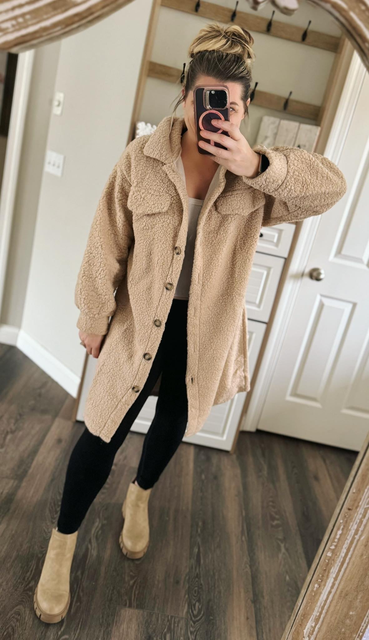 PREORDER: Rerun RAZ Teddy Bear Shacket 12.1.25