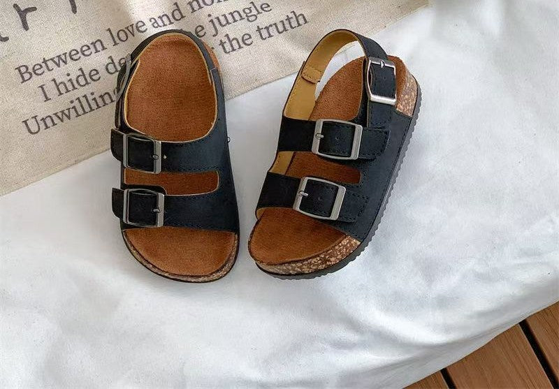 PREORDER: Double Buckle Kids Sandals RERUN 6.29.26 osym
