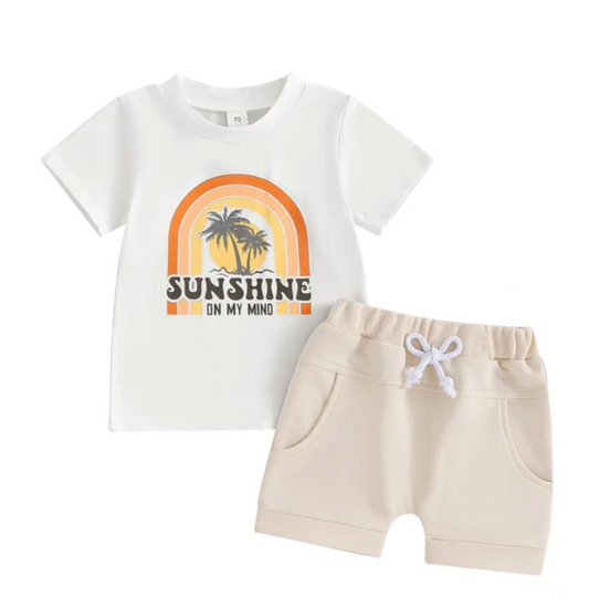 Sunsine On My Mind Tee Set