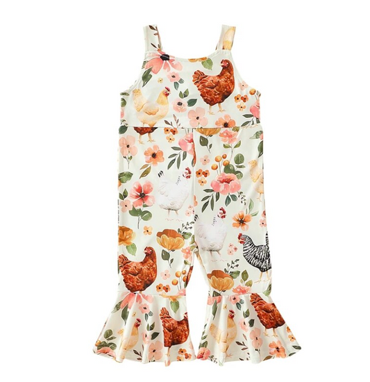 Floral Chicken Bell Jumper