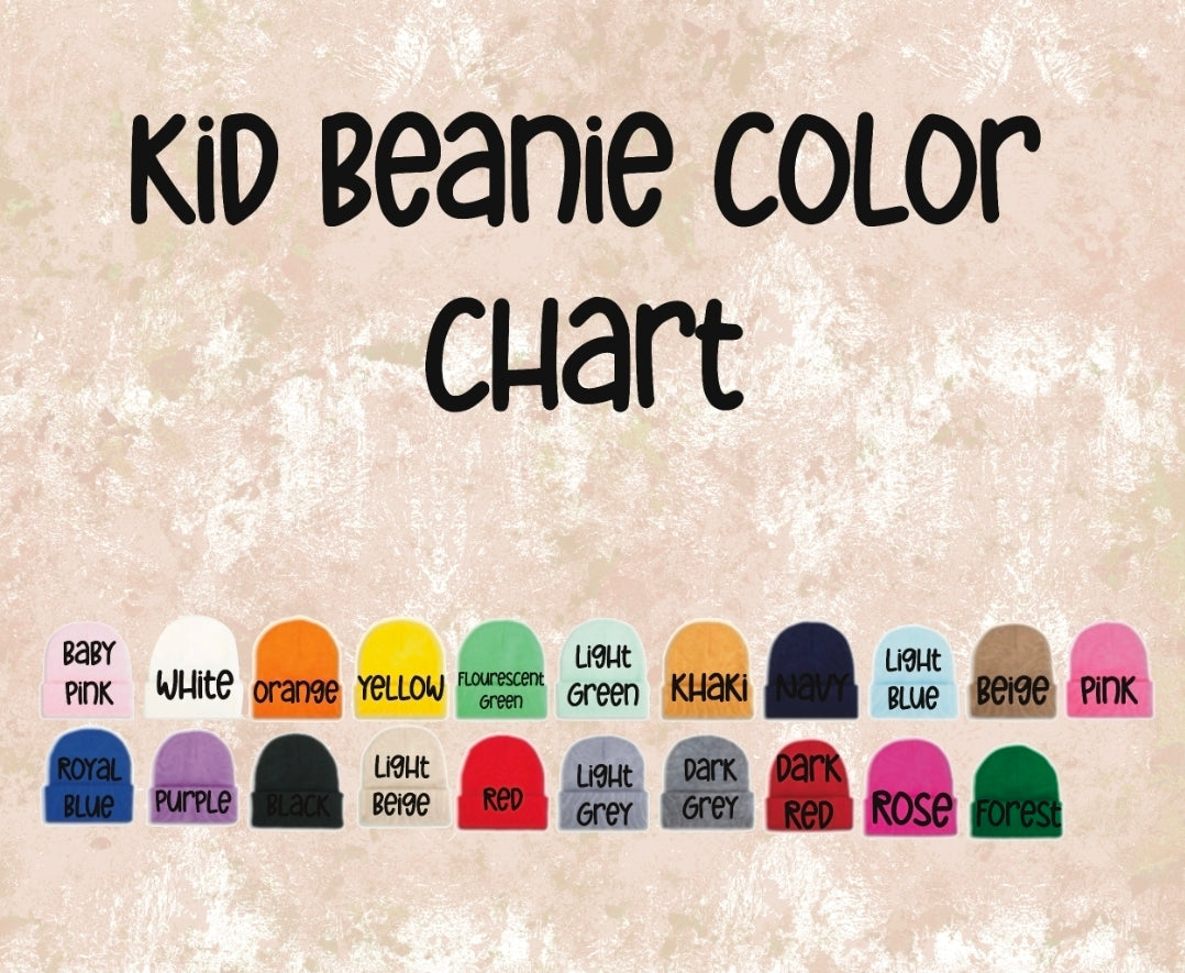 Leather Patch Beanies