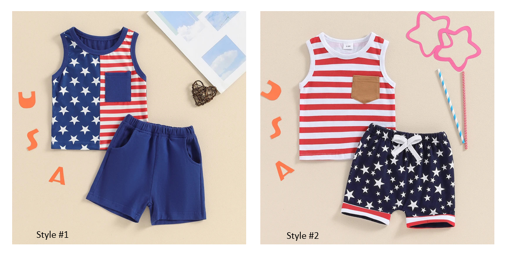 PREORDER: Stars and Stripe Boy's and Girl's Collection 5.6.24 osym