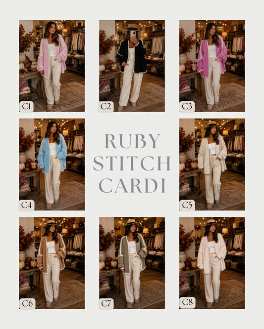 PREORDER: Ruby Stitch Cardi RERUN 8.24.26 OSYM