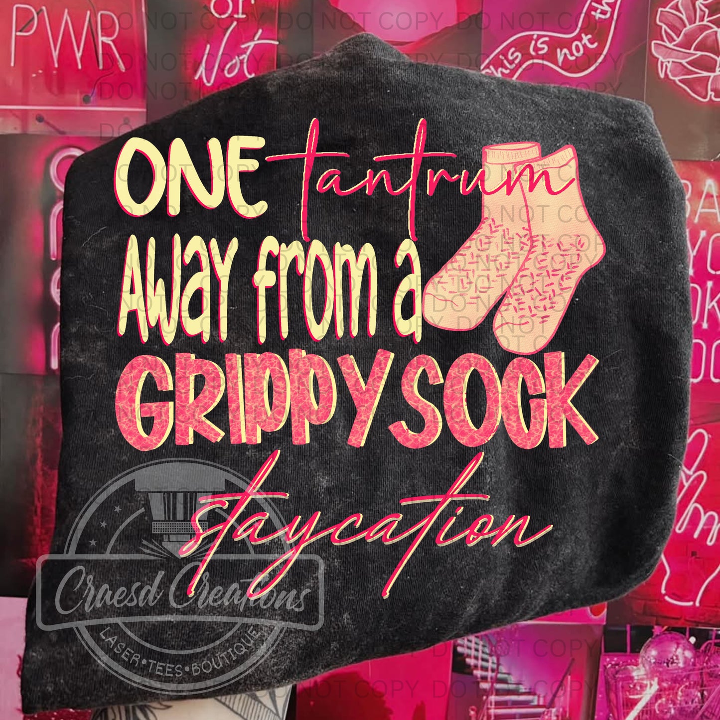Grippy Sock Staycation