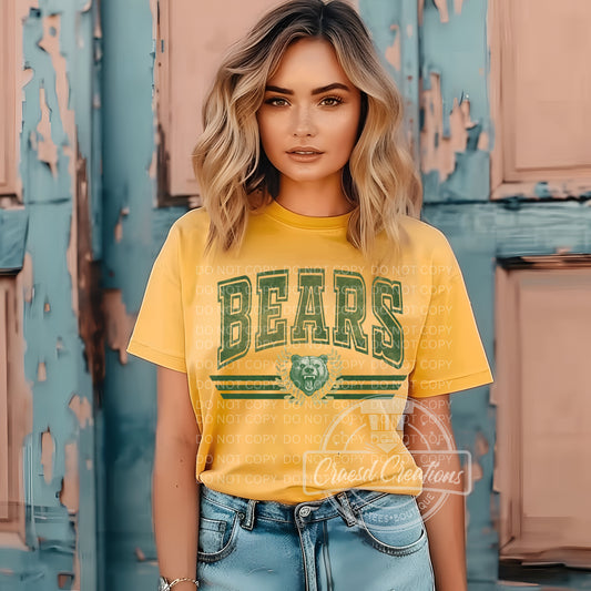 Vintage Bears School Spirit- Digital