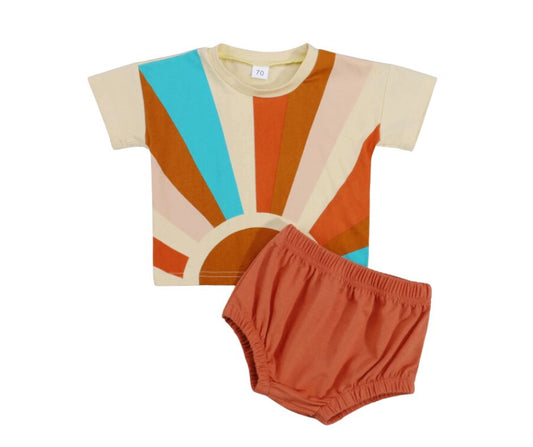 Retro Sun Bummie Set