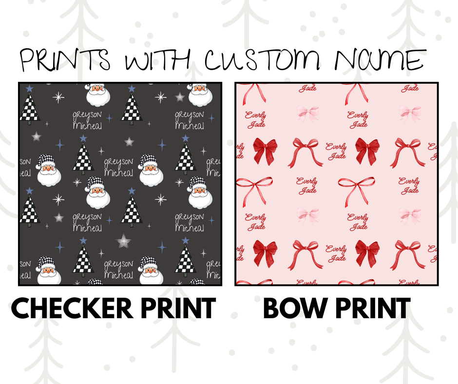 PREORDER:  joggers/ STRIAGHT LEG PANT CHRISTMAS PRINT 10.13.25
