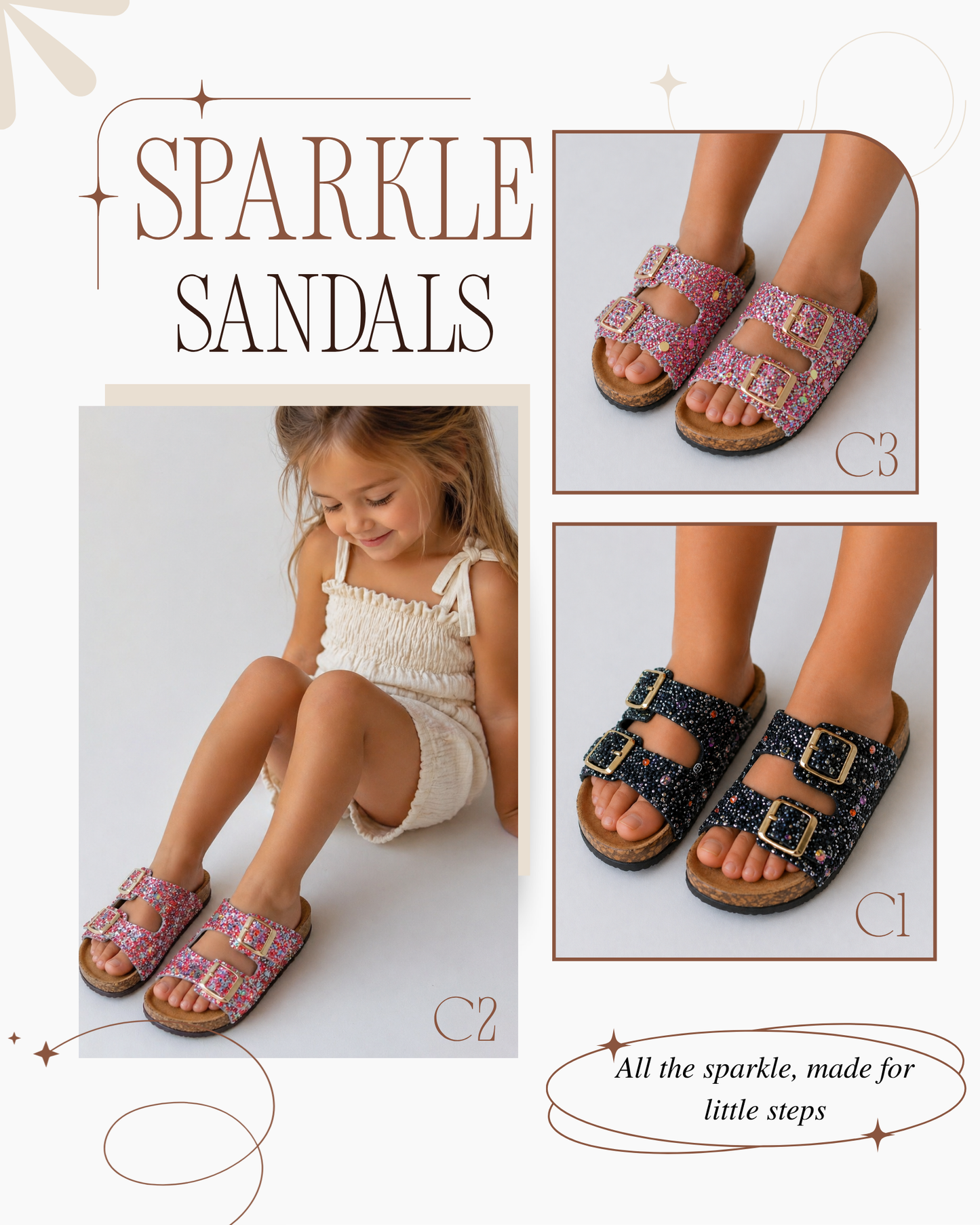 PREORDER: Sparkle Sandals RERUN 6.22.26