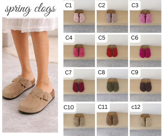 PREORDER: Spring Clogs 3.2.26