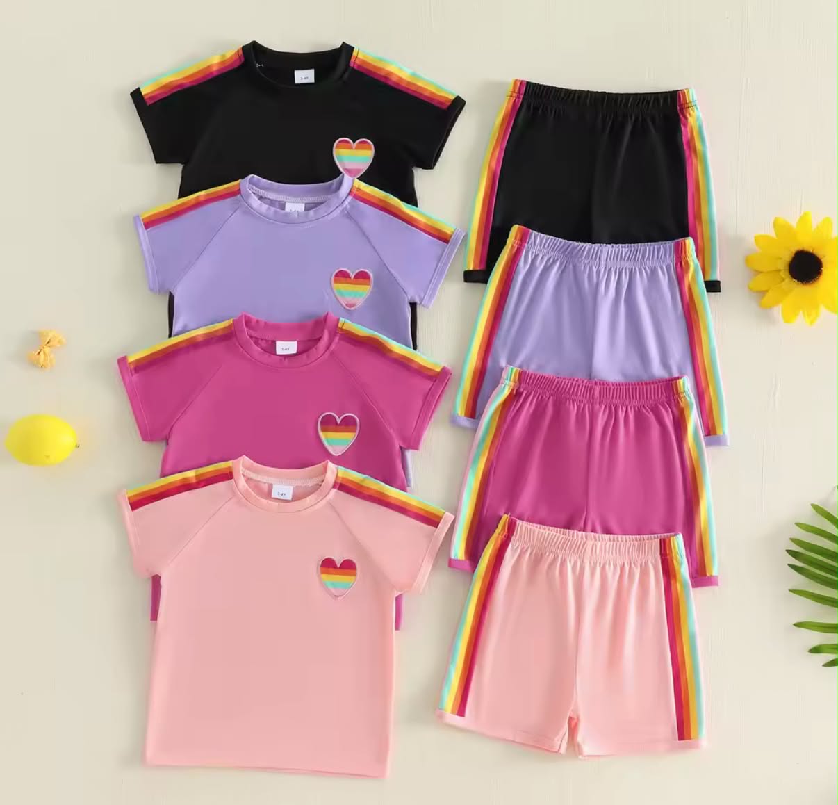 PREORDER: Rainbow Heart Set 6.8.26