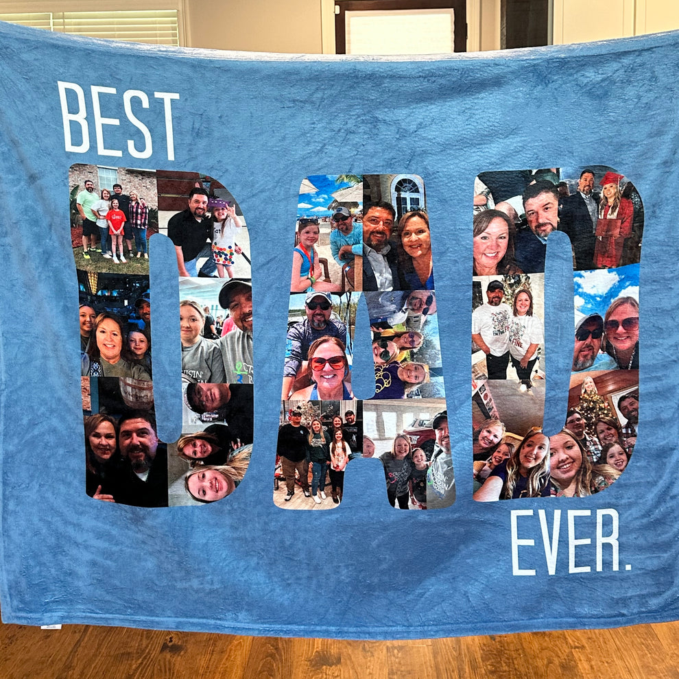 Best Dad Ever Custom Blanket