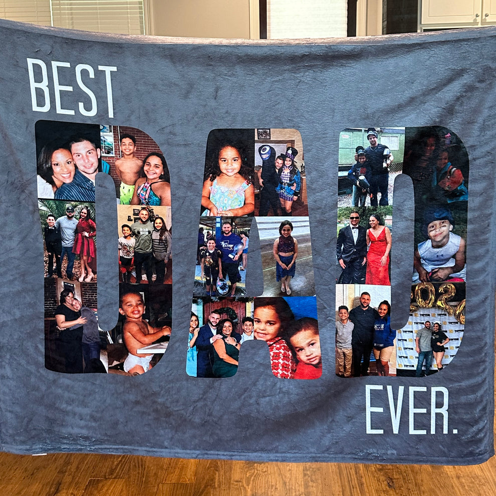 Best Dad Ever Custom Blanket