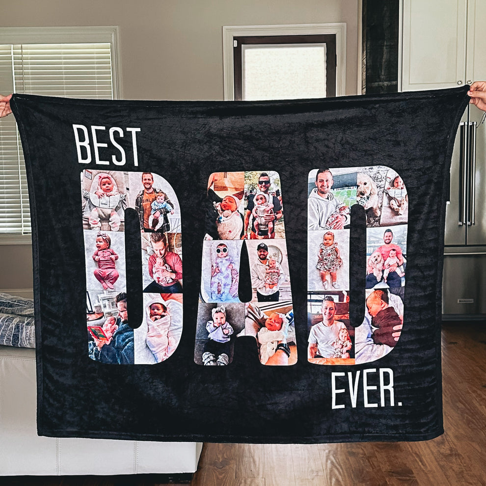 Best Dad Ever Custom Blanket