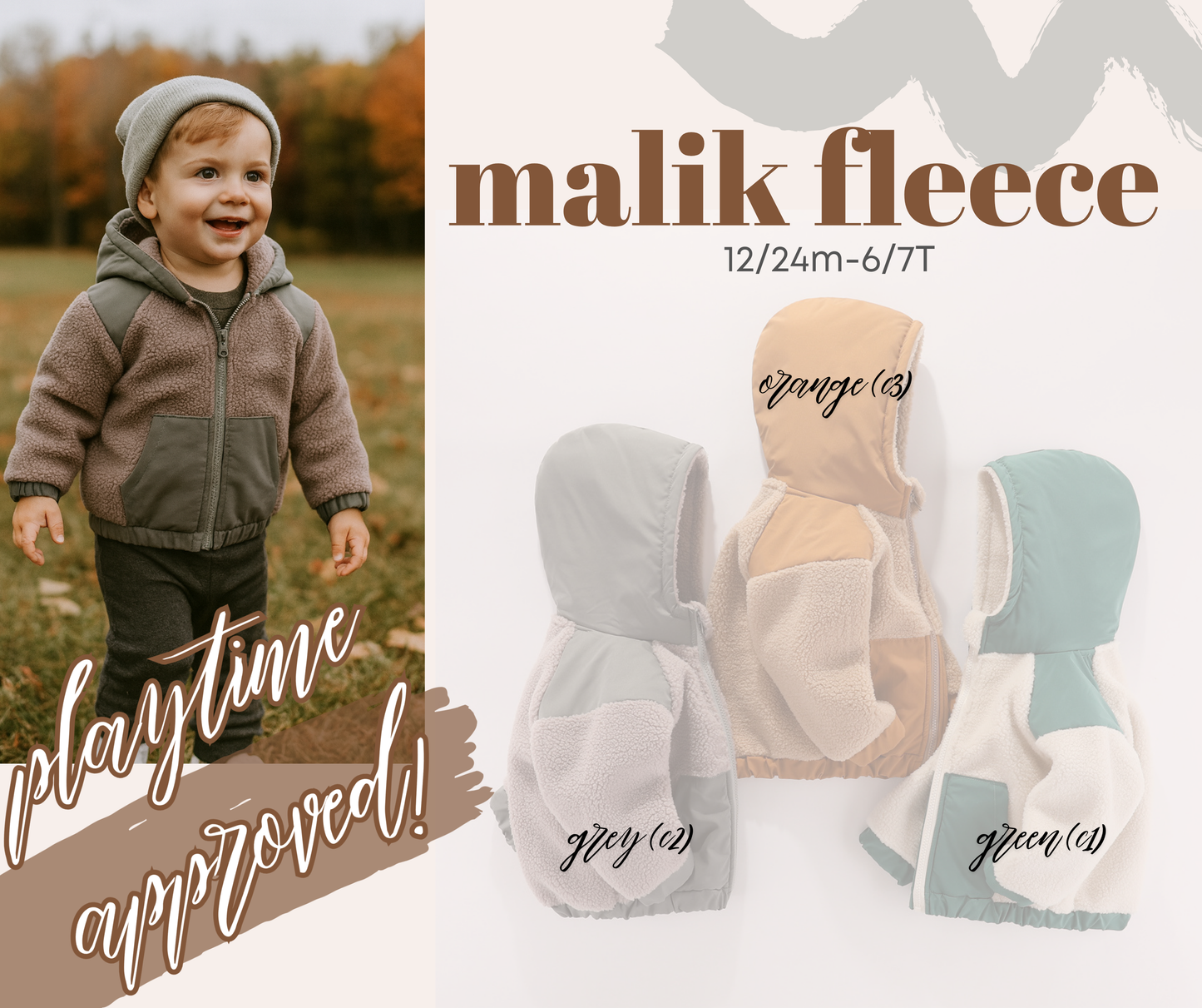 PREORDER: Malik Fleece 12.1.25 osym