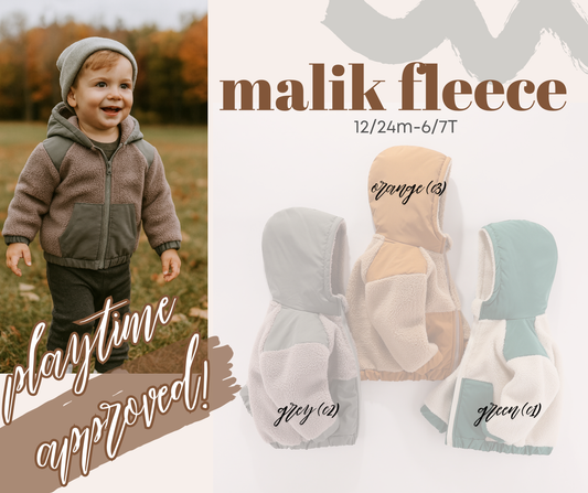 PREORDER: Malik Fleece 12.1.25 osym