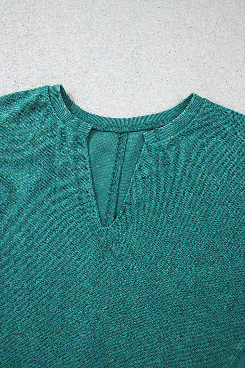 The Teal as Texas Notched Sweater Preorder