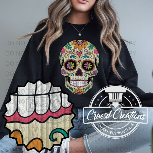 Dìa De Los Muertes Faux Patch