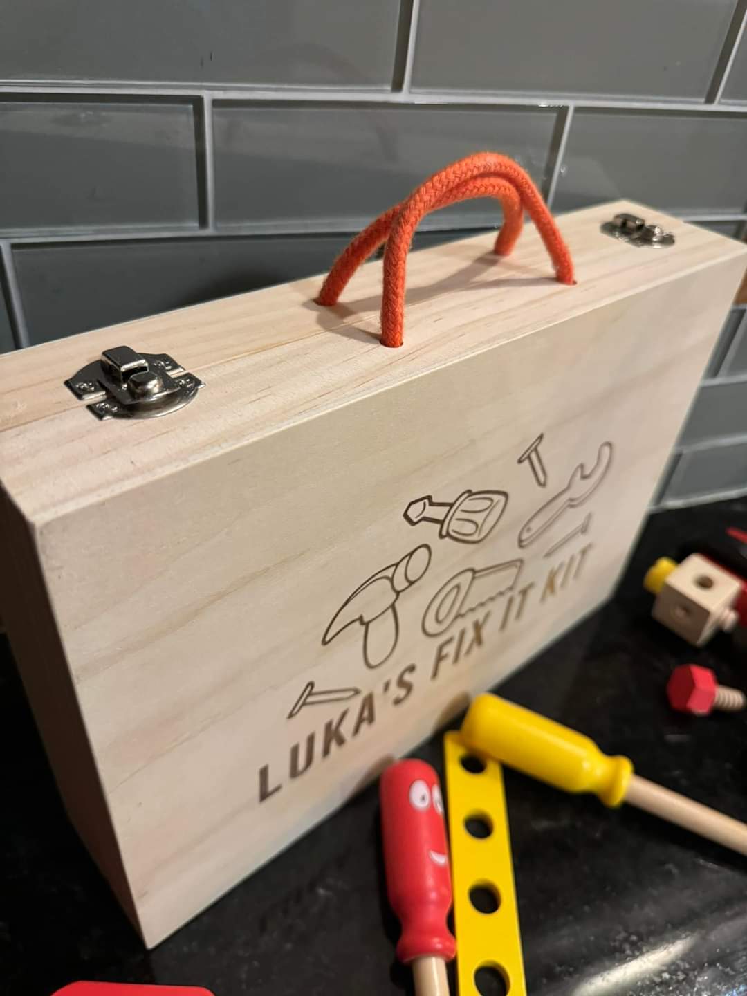 Montessori Style Tool Box - custom