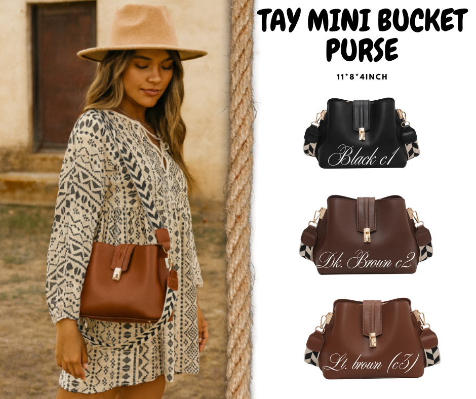 PREORDER: Tay Mini Bucket purse 9.15.25