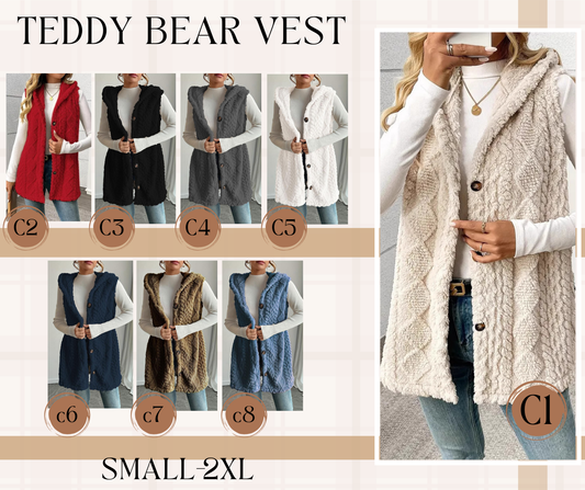 PREORDER: Teddy Bear Vest 12.1.25