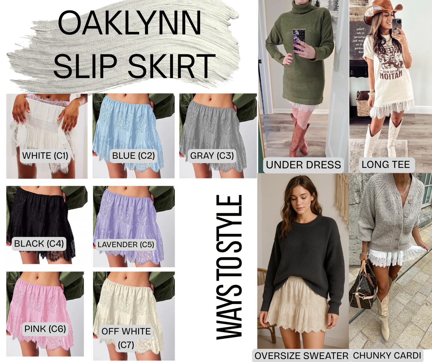 PREORDER: Oaklynn slip skirt 12.1.25 OSYM