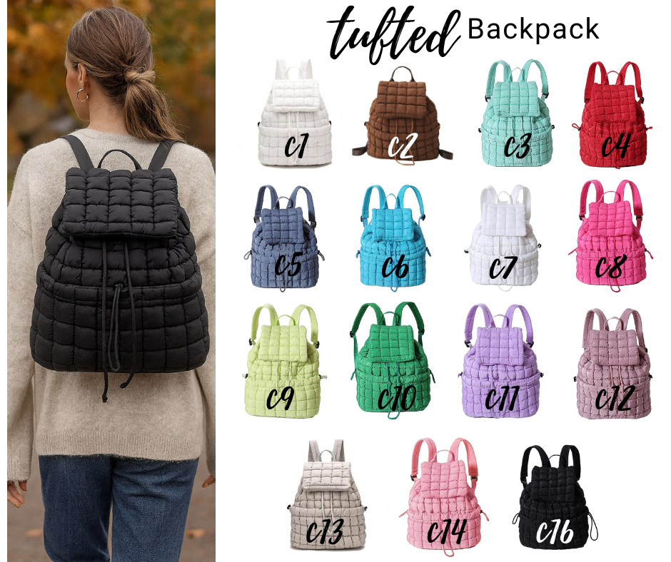 PREORDER: Tufted Backpack 9.15.25
