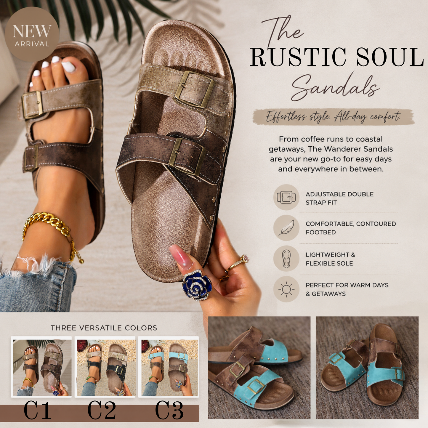 PREORDER: The Rustic Soul Sandals 6.1.26