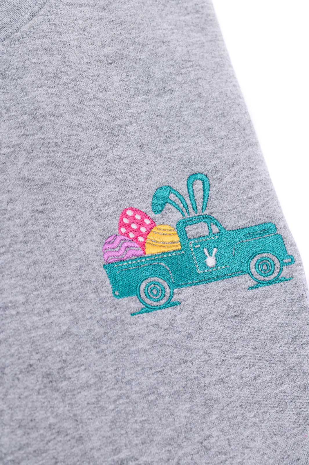 PREORDER: Embroidered Easter Truck Sweatshirt