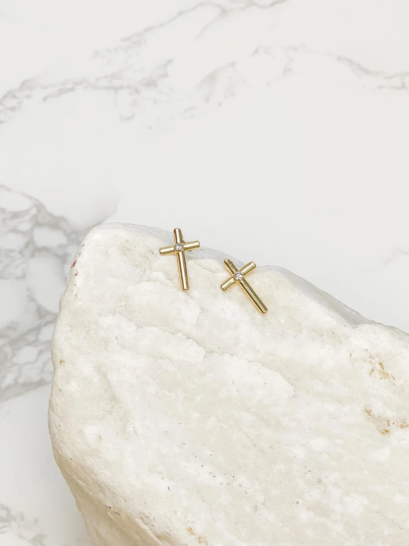 PREORDER: Cross Stud Earrings