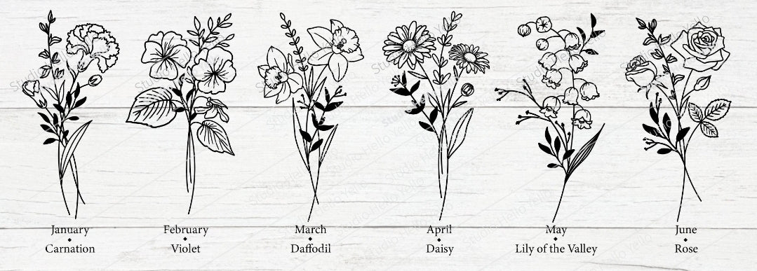 Birth Month Flower Bouquet