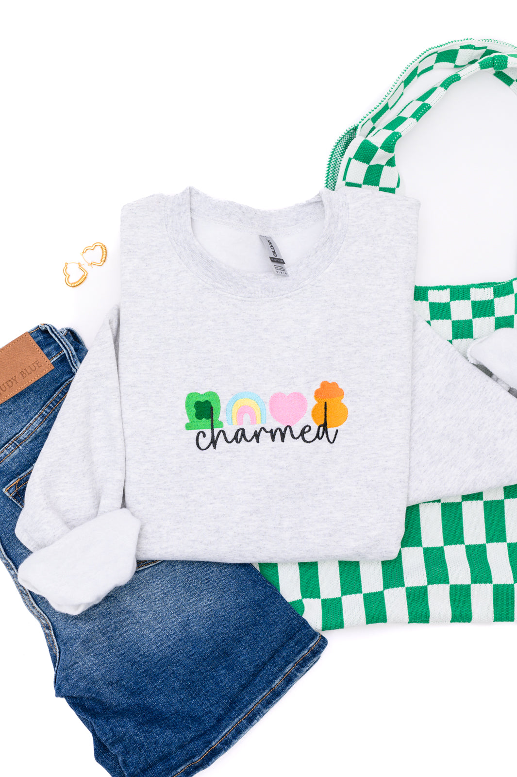 PREORDER: Charmed Embroidered Sweatshirt